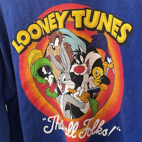 Looney Tunes Cropped Sweatshirt - Picture 7 of 7